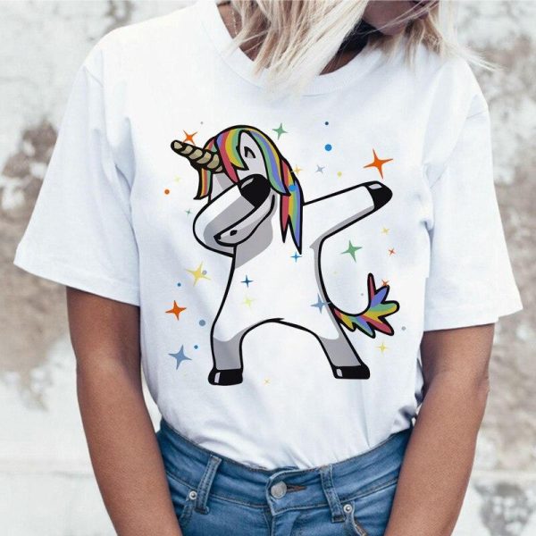 t-shirt licorne dab étoilé