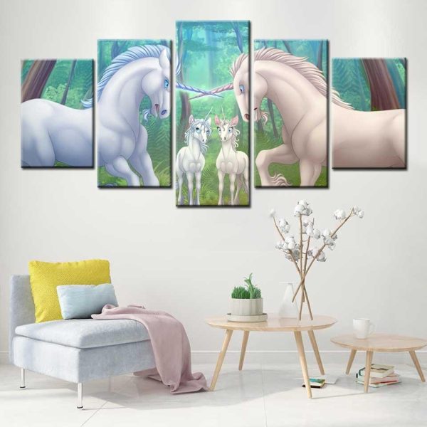 tableau licorne duel