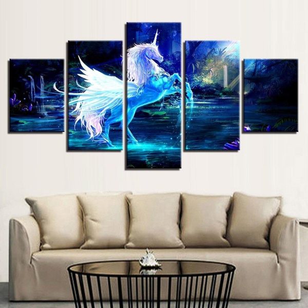 tableau licorne fantastique