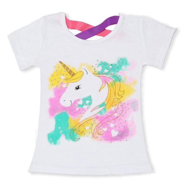 T-Shirt Licorne Fille Féérique