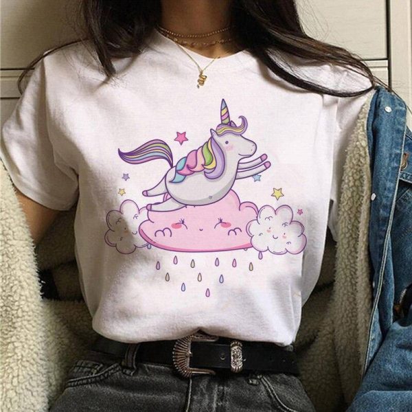 t-shirt licorne temps pluvieux