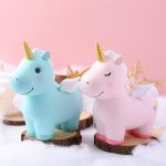 tirelire licorne magique rose