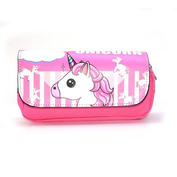 Trousse Licorne 2 Compartiments Fille