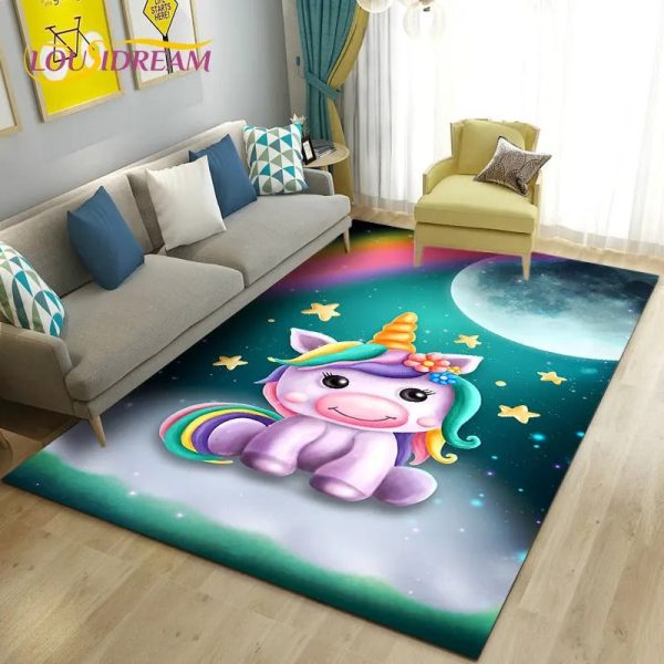 tapis licorne chambre bébé