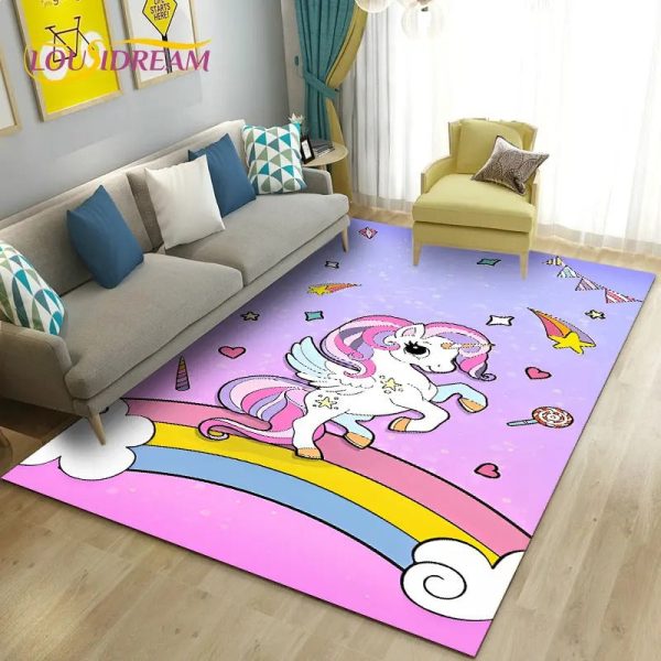 Tapis Licorne Dessin Animé