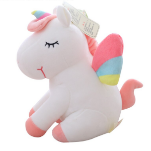 Peluche Licorne Arc-en-ciel joyeuse
