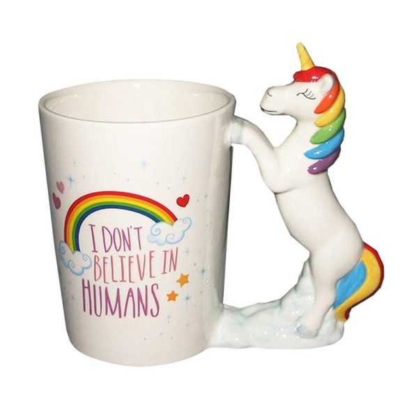 tasse licorne 3D en céramique