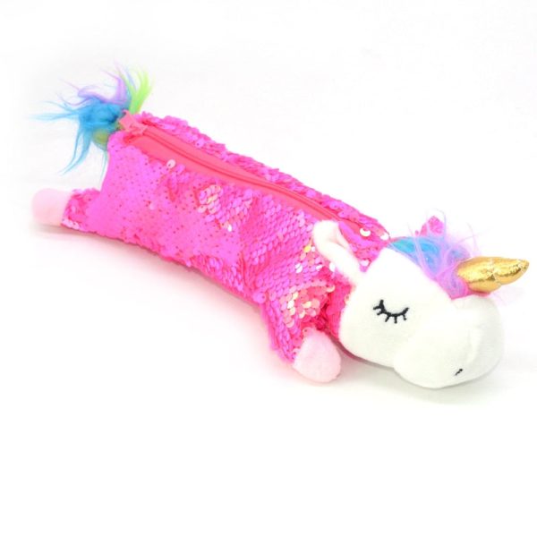 trousse licorne à paillettes