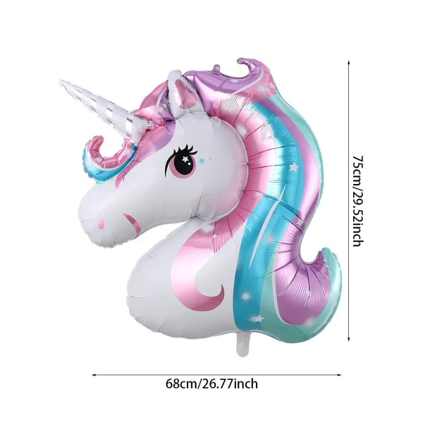 peluche licorne lilas et bleu