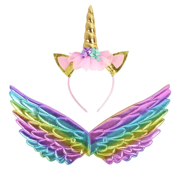 serre-tête licorne doré