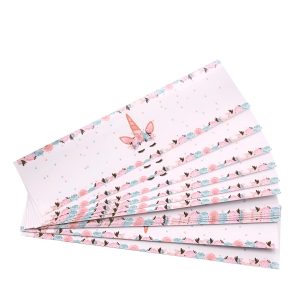 autocollants d'eau Licorne fête