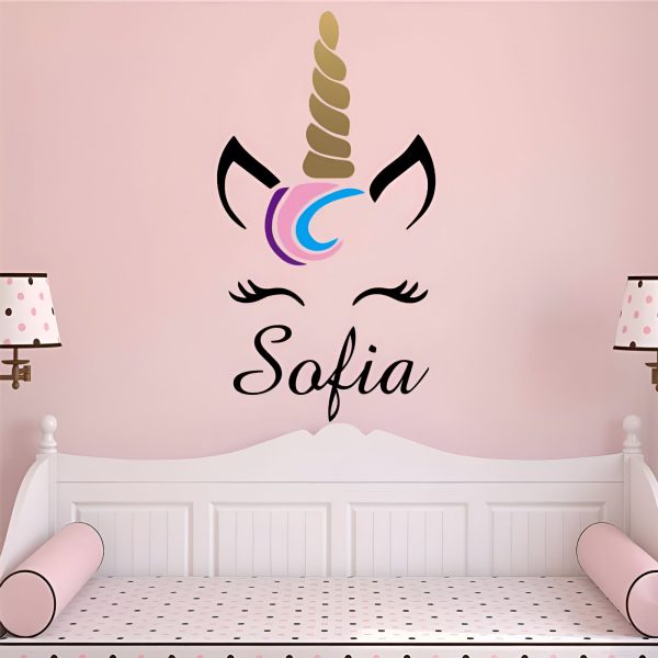 autocollants licorne personnalisables