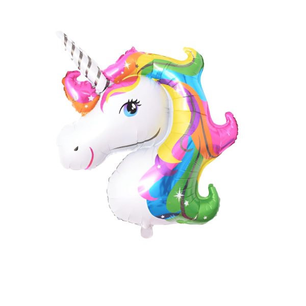 ballon de fête géant licorne en aluminium