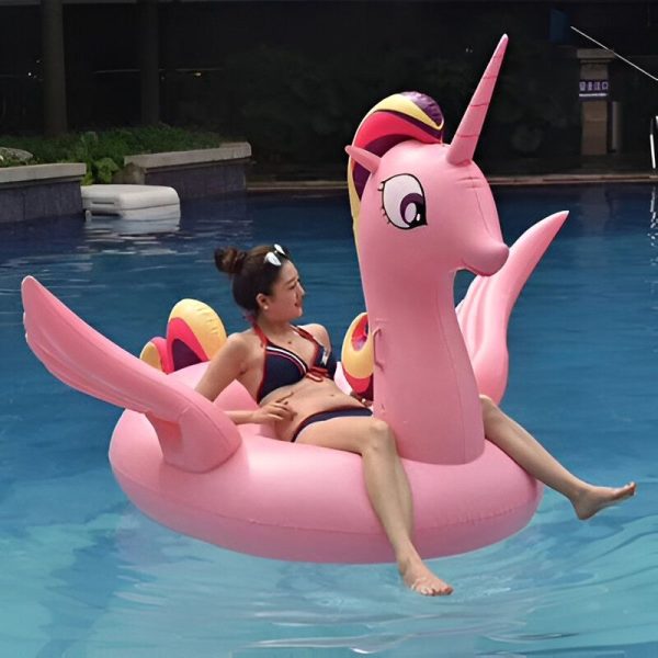 bouée géante licorne deux places