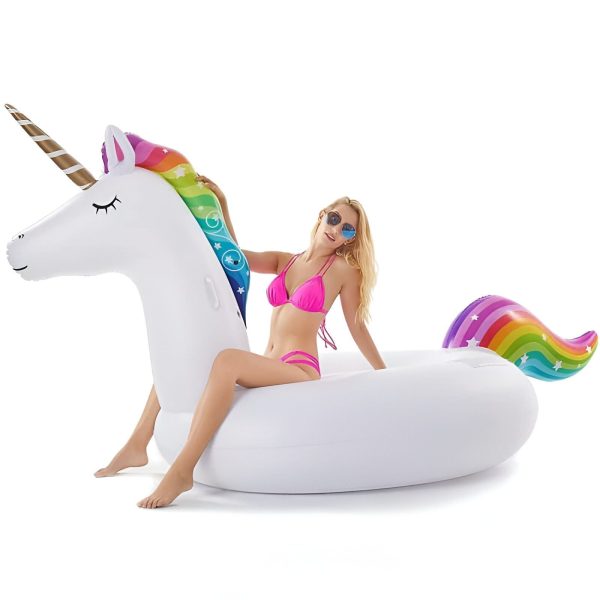 bouée licorne gonflable pour jeunes enfants