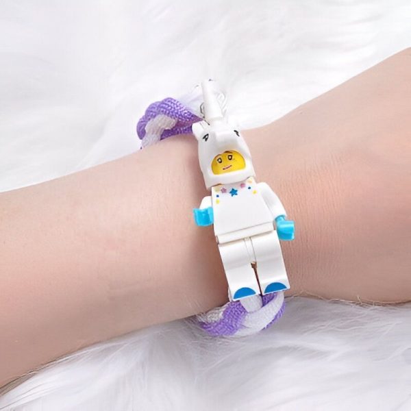 Bracelet Personalizable Lego avec Charm Licorne
