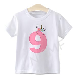 chemise enfant motif licorne coton