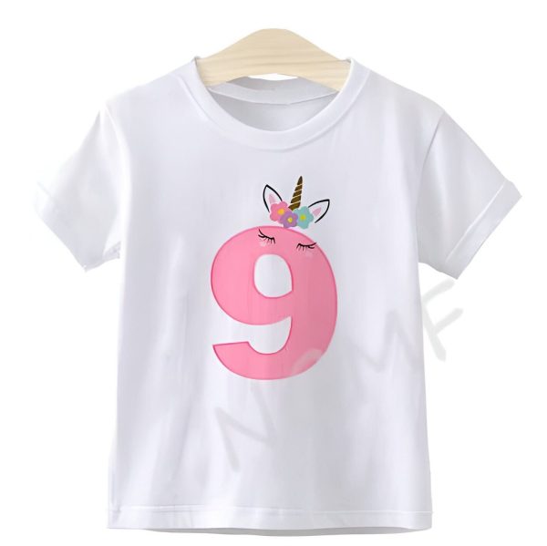 chemise enfant motif licorne coton