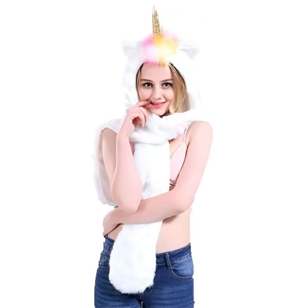 ensemble chapeau écharpe licorne