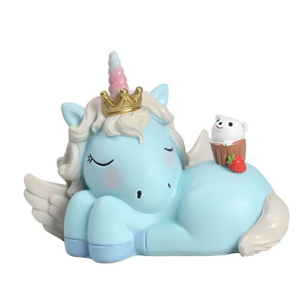 Figurines de Licornes Endormies
