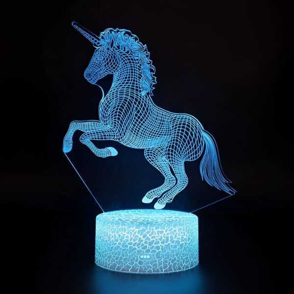 Lampe Licorne 3D