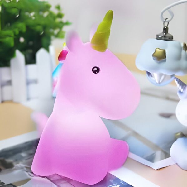 lampe licorne décorative LED