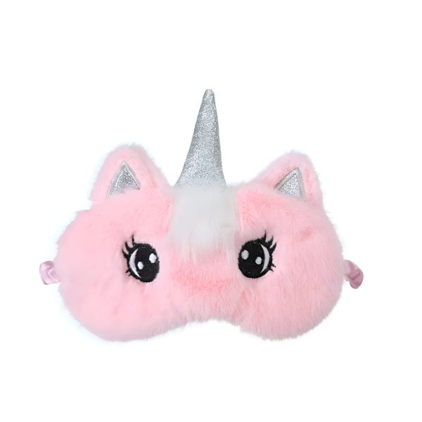 masque de nuit licorne rose mignon