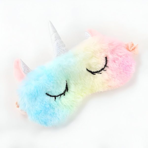 Masque de Sommeil arc en ciel licorne