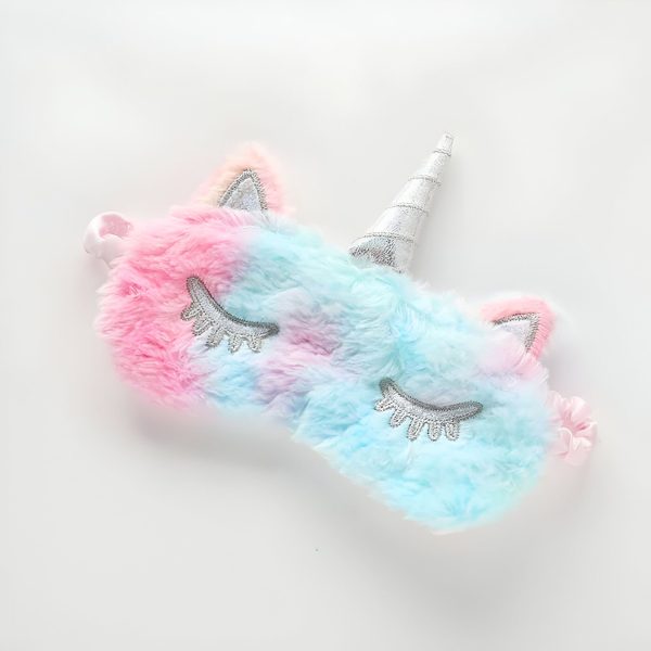 masque de sommeil licorne pastel doux