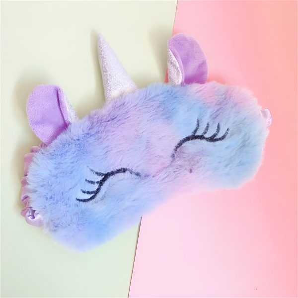 masque sommeil licorne peluche douce