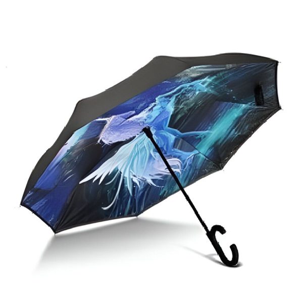 parapluie imprimé Licorne pour adultes