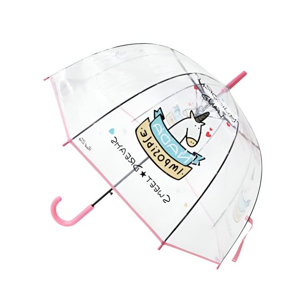 parapluie licorne transparent