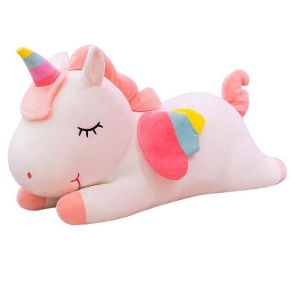 peluche licorne XXL rose