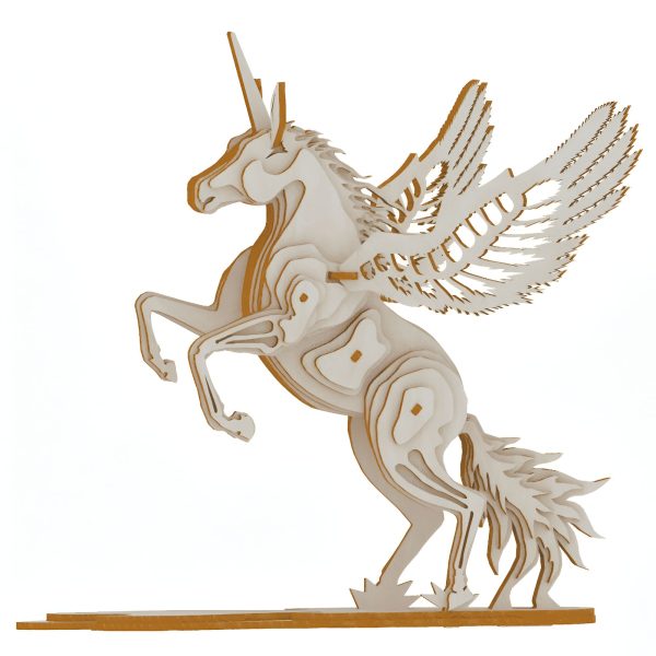 puzzle en bois licorne 100 pièces
