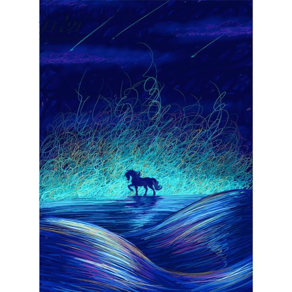 puzzle licorne 500 pièces féerique