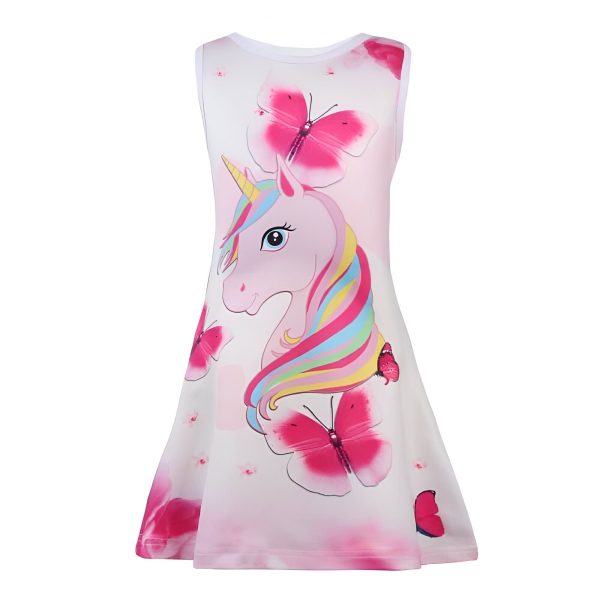 robe d'anniversaire licorne enfant