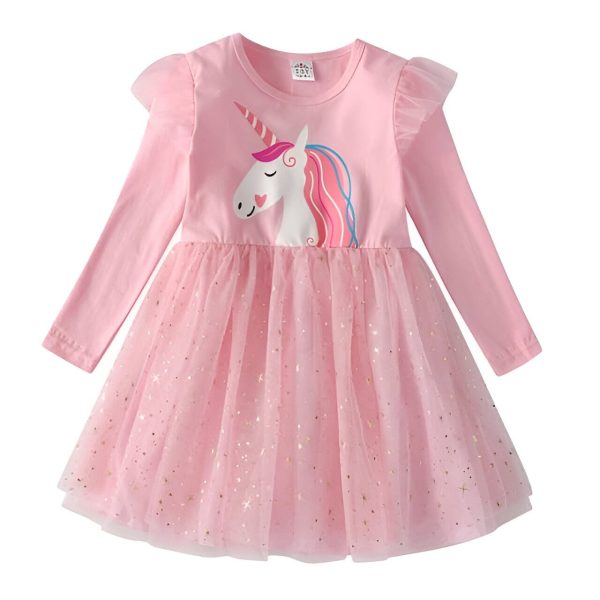 Robe Licorne Pailletée Fille