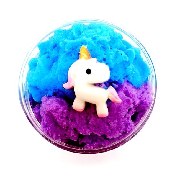 slime pailleté licorne jouet anti stress