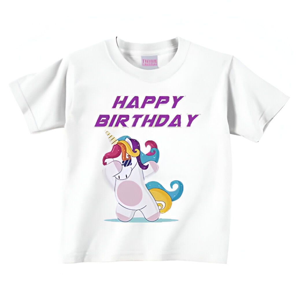 T-shirt Mountain Warehouse Fille - Licorne Jaune - 9-10 Ans - Occasion TBE