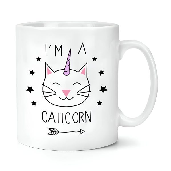 tasse licorne chat avec design caticorn