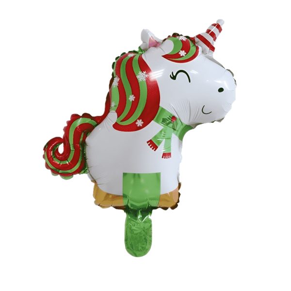 ballon licorne pailleté pour décoration de Noël