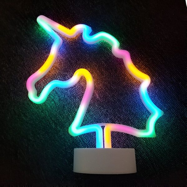 Veilleuse Licorne Arc en Ciel pour Enfant